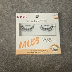 Kiss MLBB Natural False Eyelashes - Black